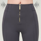 Charlotte | Women's Figure Enhancing Flared Trousers – Zip Fastening