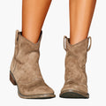 Willow | Women's Western Style Ankle Boots – Modern Cowboy Look
