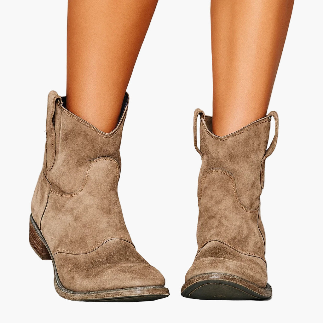 Willow | Women's Western Style Ankle Boots – Modern Cowboy Look