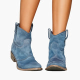 Willow | Women's Western Style Ankle Boots – Modern Cowboy Look