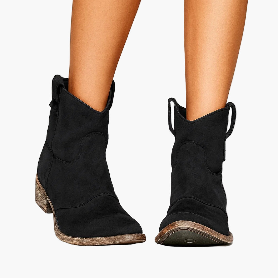 Willow | Women's Western Style Ankle Boots – Modern Cowboy Look