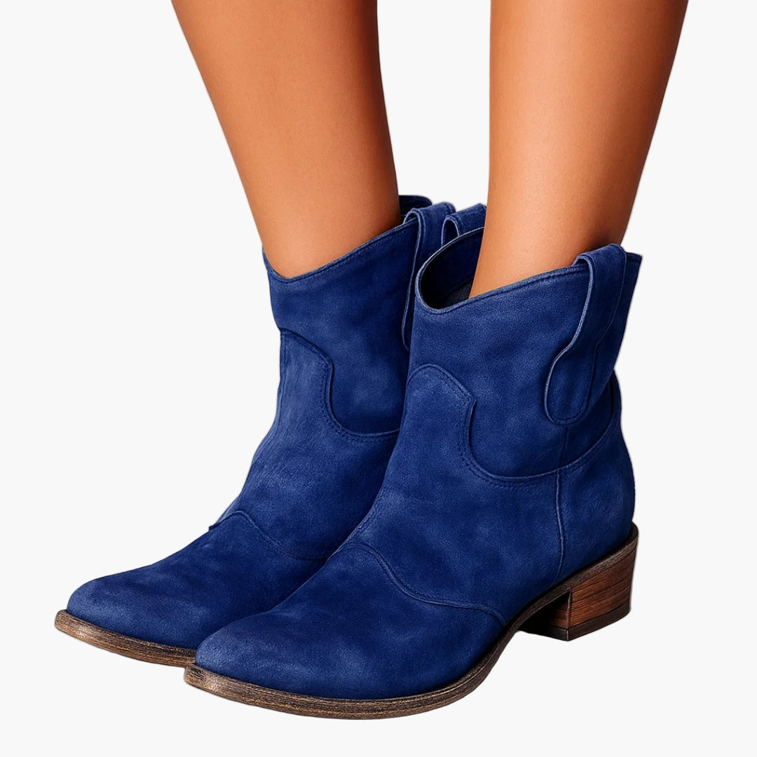 Willow | Women's Western Style Ankle Boots – Modern Cowboy Look