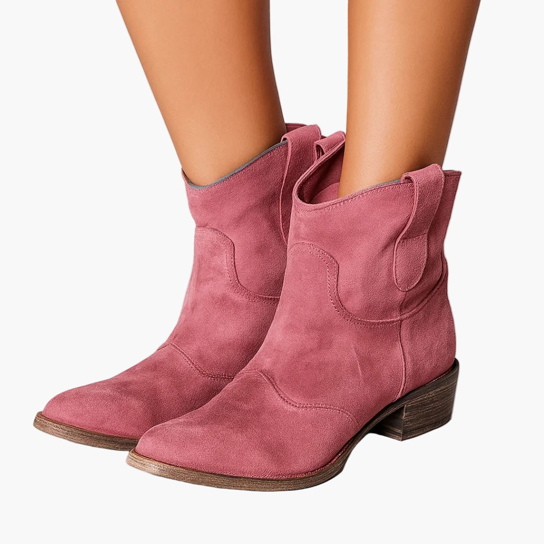 Willow | Women's Western Style Ankle Boots – Modern Cowboy Look