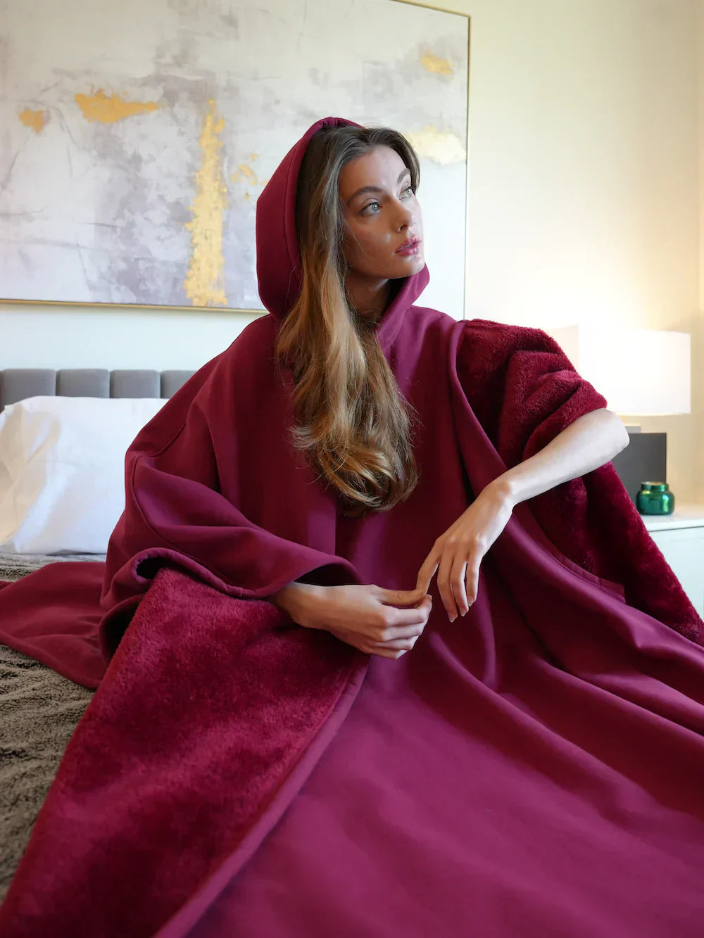 Rosie | Women's Oversized Hoodie Blanket – Cosy Wearable Snuggle Top