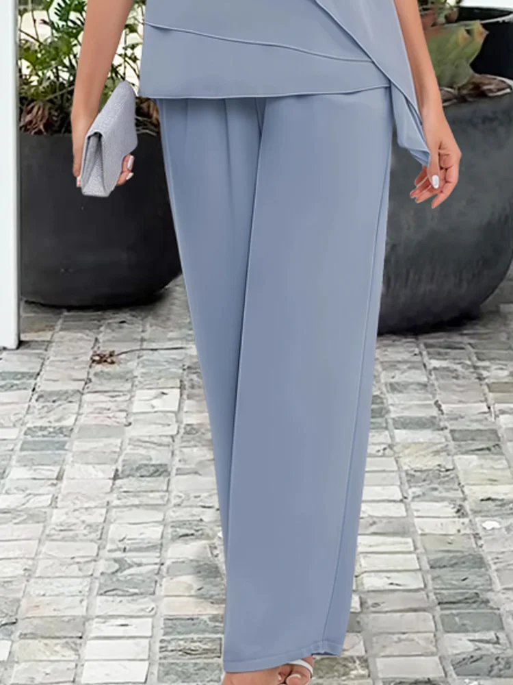 Layered Two-Piece Set - Elegant Relaxed Occasion Fit