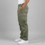 Men’s Relaxed Cargo Pants with Side Pockets Streetwear