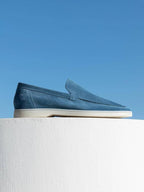 Ocean Blue Suede Loafers – Smart