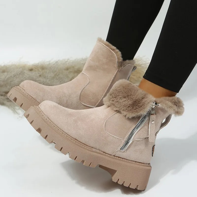 Matilda | Women's Warm Lined Winter Ankle Boots – With Profile Sole