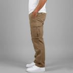 Men’s Relaxed Cargo Pants with Side Pockets Streetwear