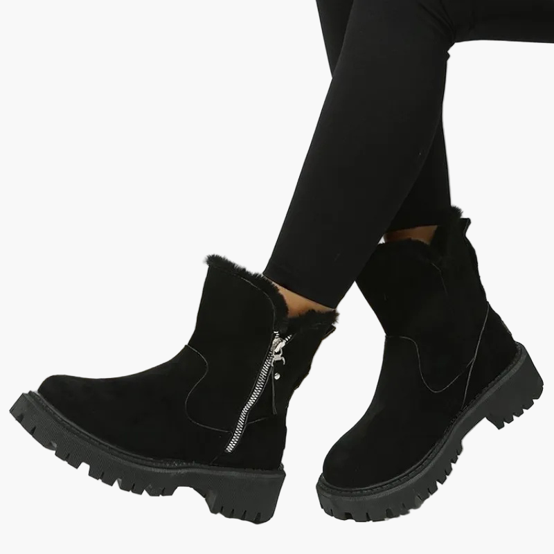 Matilda | Women's Warm Lined Winter Ankle Boots – With Profile Sole
