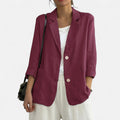 Tailored Two-Button Blazer - Structured Everyday Elegance