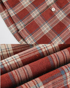 Relaxed Fit Plaid 2-Tone Shirt – Casual Check Style