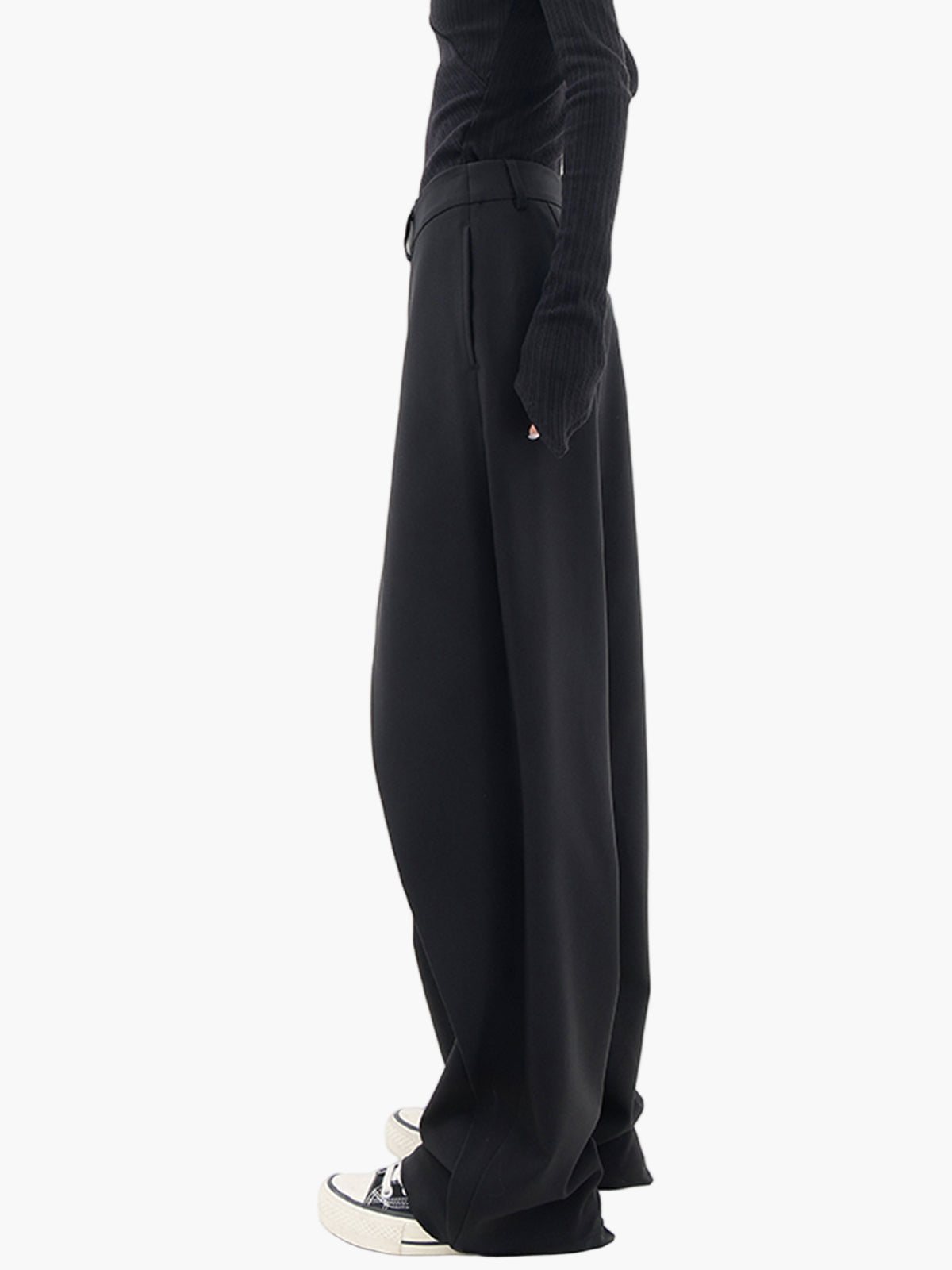 Imogen | Women's Wide Leg Wrap Trousers – Modern Streetwear & Office Style