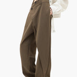 Imogen | Women's Wide Leg Wrap Trousers – Modern Streetwear & Office Style