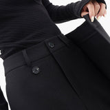 Imogen | Women's Wide Leg Wrap Trousers – Modern Streetwear & Office Style