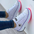 Chunky Lace-Up Trainers - Low-Top Casual Everyday Support