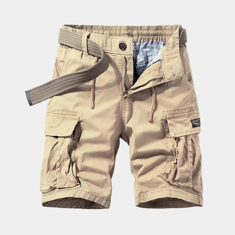 Cargo Bermuda Shorts - Relaxed Utility Summer Fit