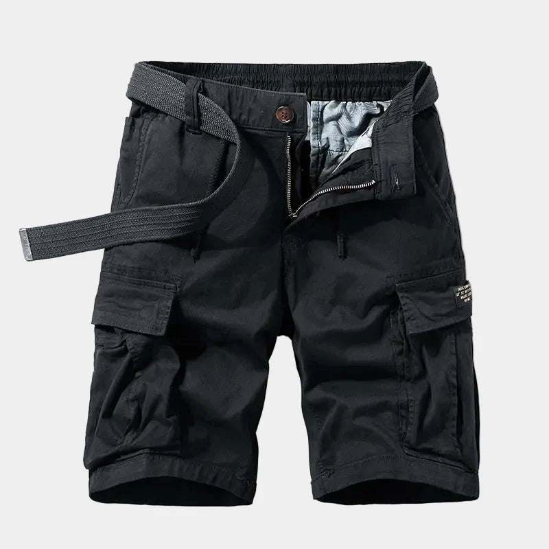 Cargo Bermuda Shorts - Relaxed Utility Summer Fit