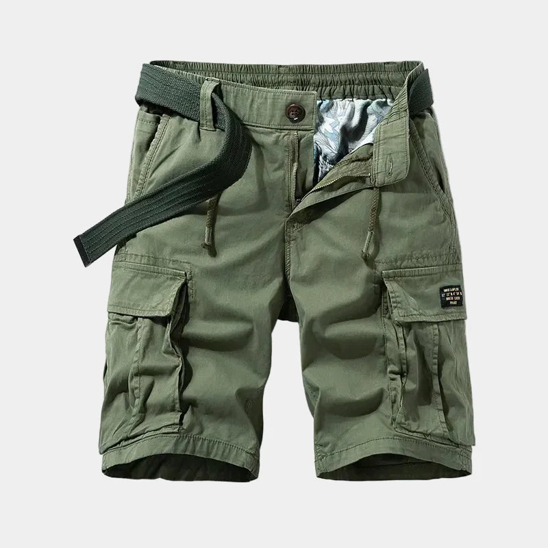 Cargo Bermuda Shorts - Relaxed Utility Summer Fit