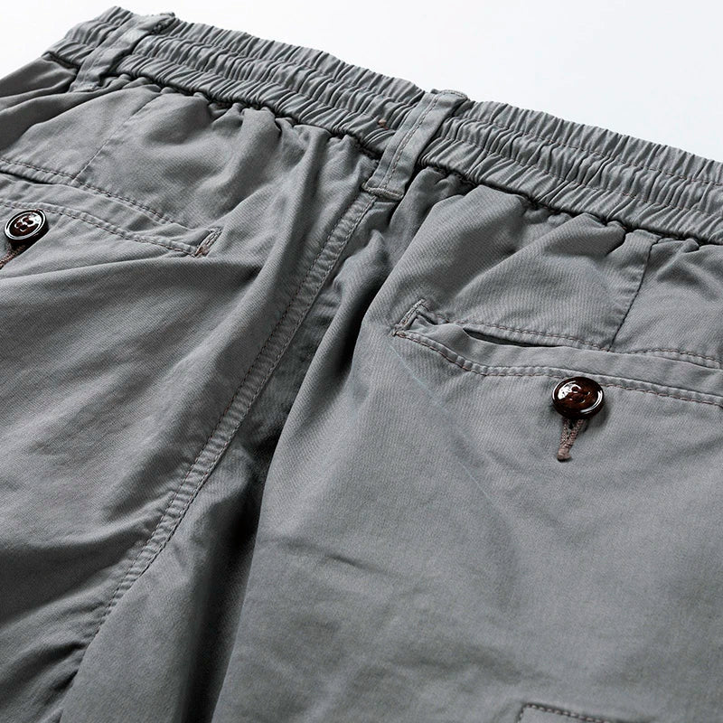 Cargo Bermuda Shorts - Relaxed Utility Summer Fit
