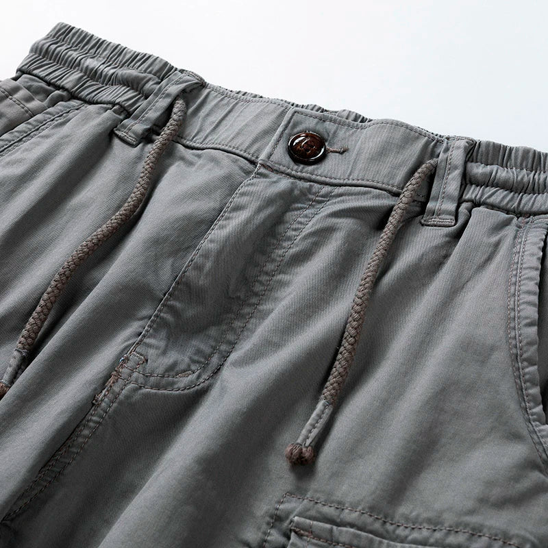 Cargo Bermuda Shorts - Relaxed Utility Summer Fit