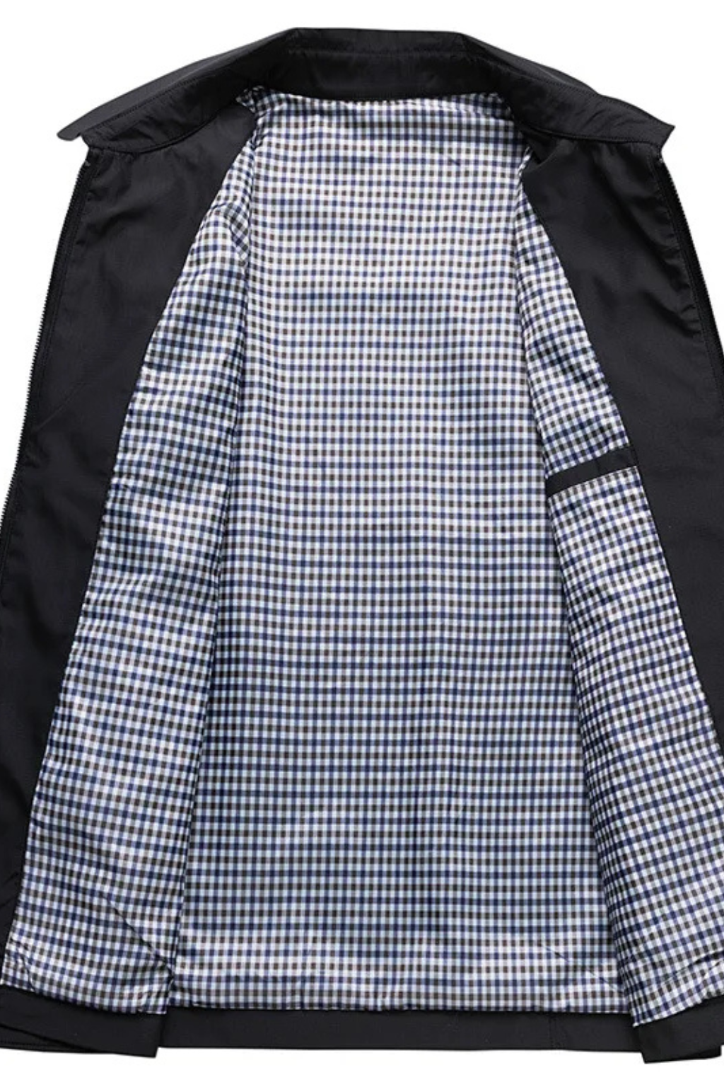 Collared Harrington Jacket - Structured Everyday Layer