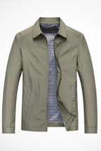 Collared Harrington Jacket - Structured Everyday Layer