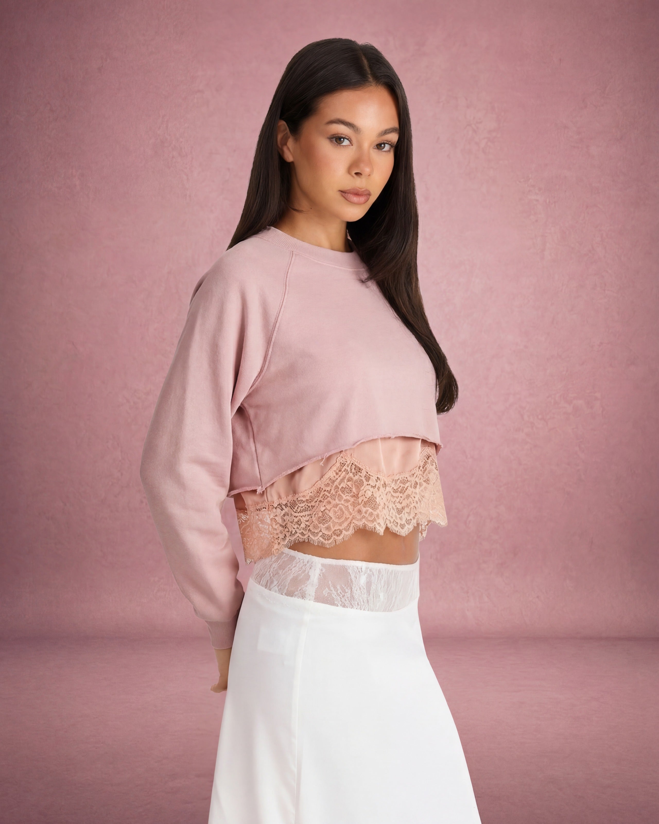 Cropped Raglan Top - Relaxed Everyday Layer