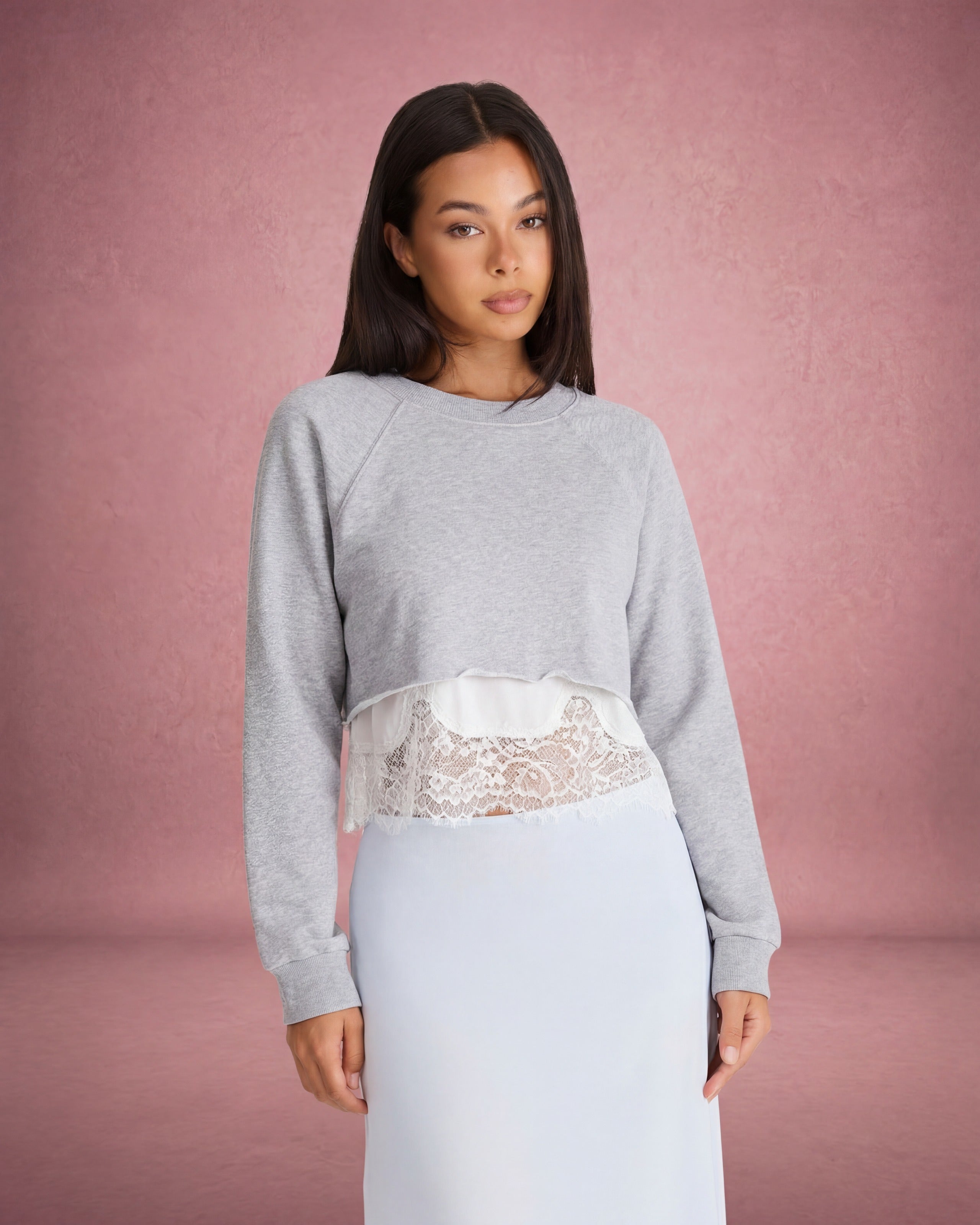 Cropped Raglan Top - Relaxed Everyday Layer