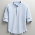 Cuffed Sleeve Shirt - Relaxed Smart Casual Essential