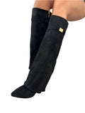Elegant Heeled Boots in Leather – Chic & Refined Style