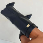 Elegant Heeled Boots in Leather – Chic & Refined Style