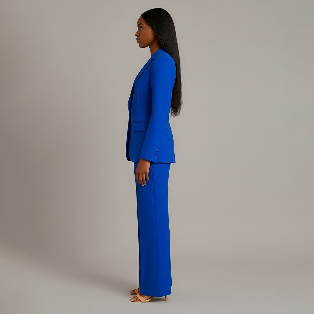 Christian Women’s Tailored Suit Set – Long Blazer