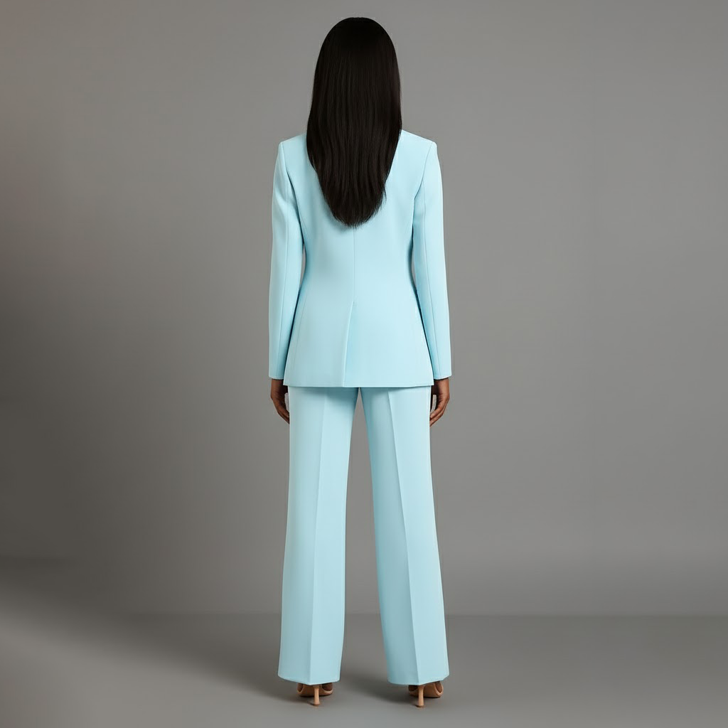 Christian Women’s Tailored Suit Set – Long Blazer