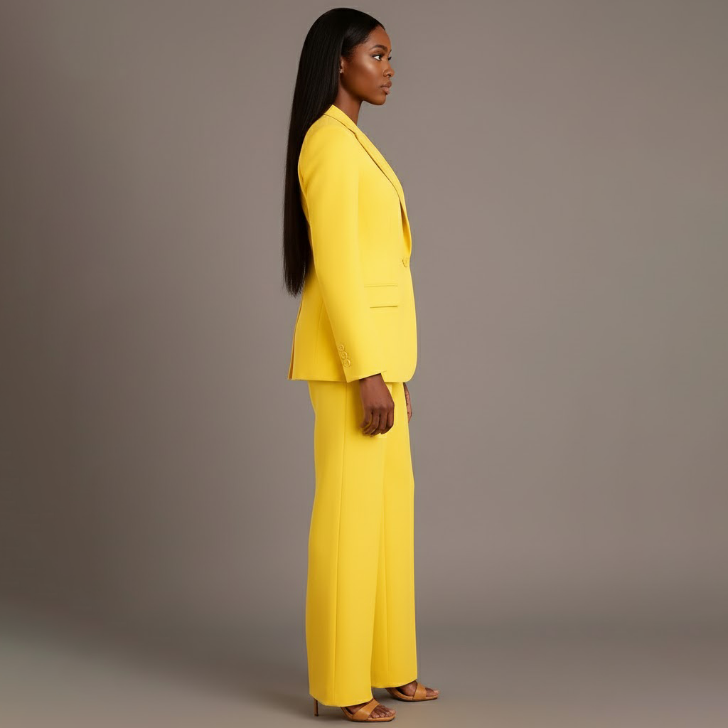 Christian Women’s Tailored Suit Set – Long Blazer