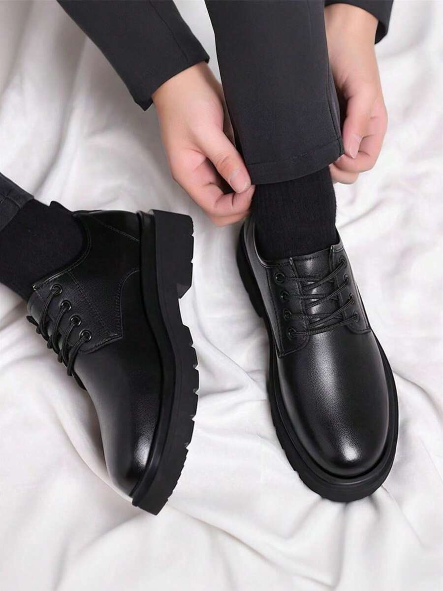 Eyelet Derby Shoes - Refined Everyday Smart Footwear