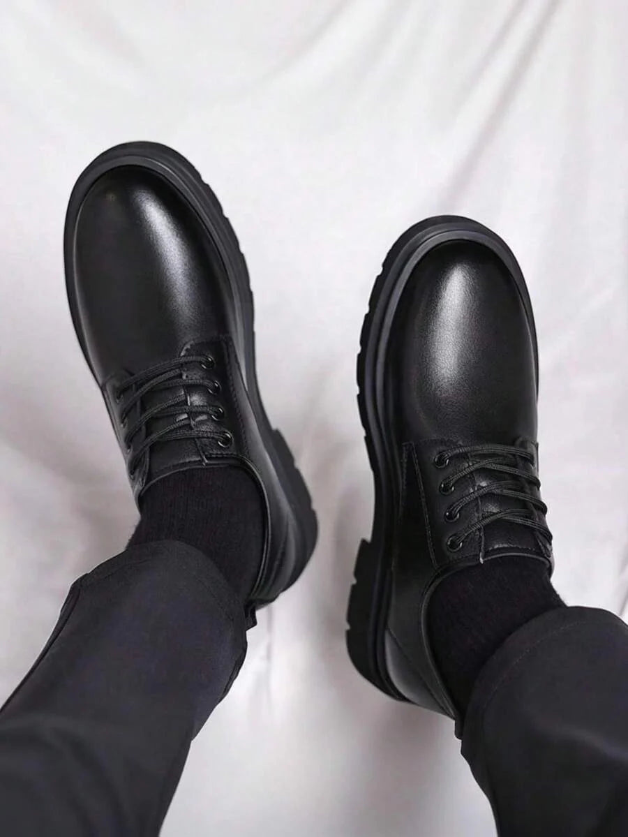Eyelet Derby Shoes - Refined Everyday Smart Footwear