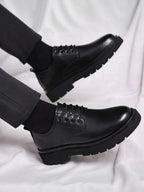 Eyelet Derby Shoes - Refined Everyday Smart Footwear