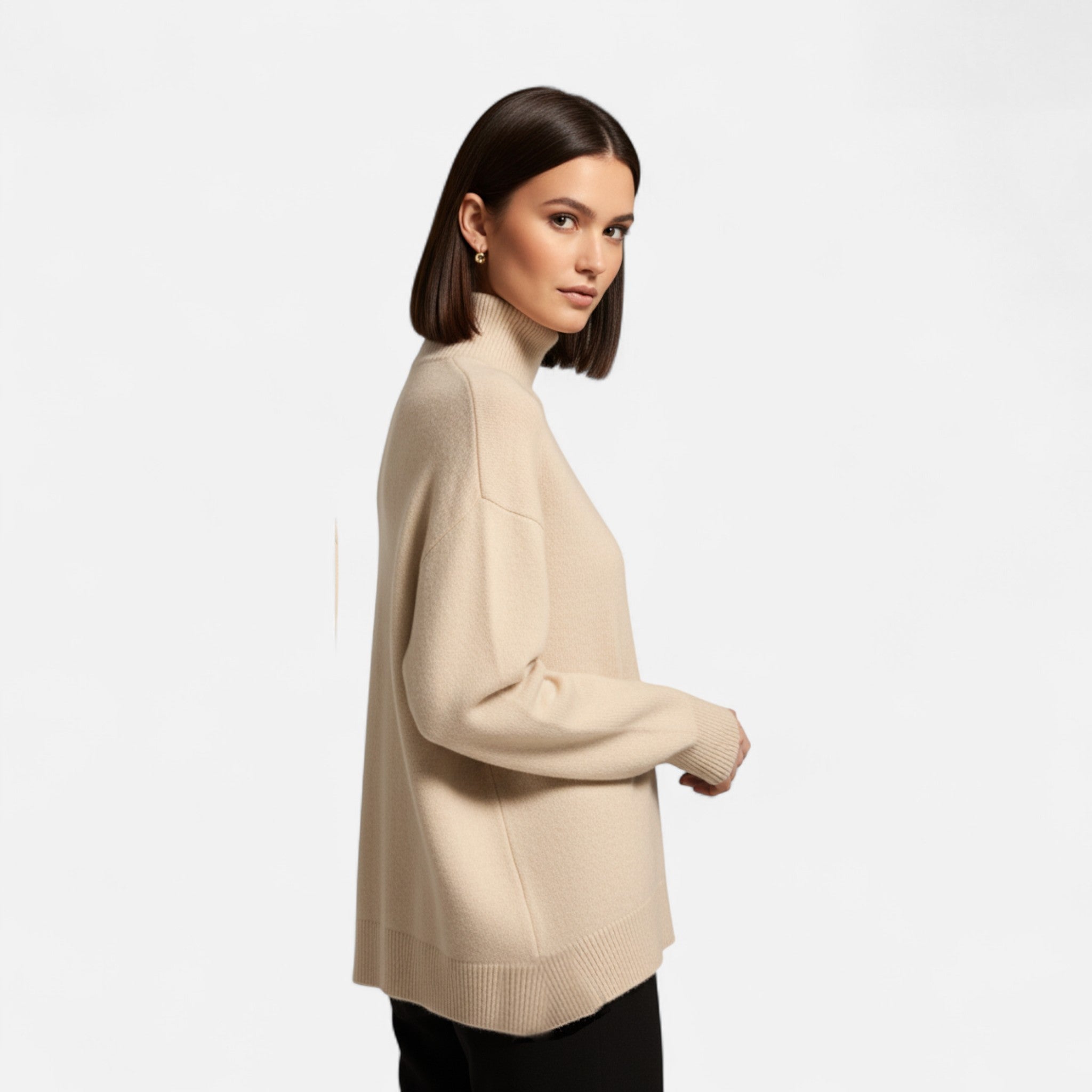Women's Soft Sweater Turtleneck Sweater