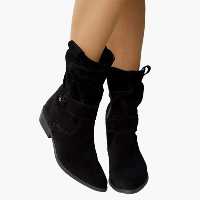 Isobel | Women's Zip-Up Ankle Boots – Comfortable Everyday Style