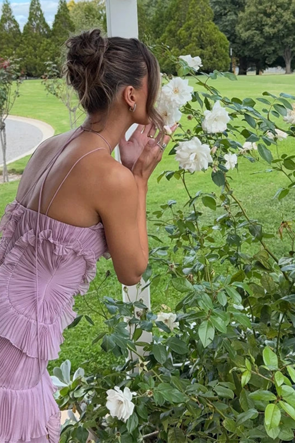 Halter Maxi Dress - Elegant Occasion Silhouette
