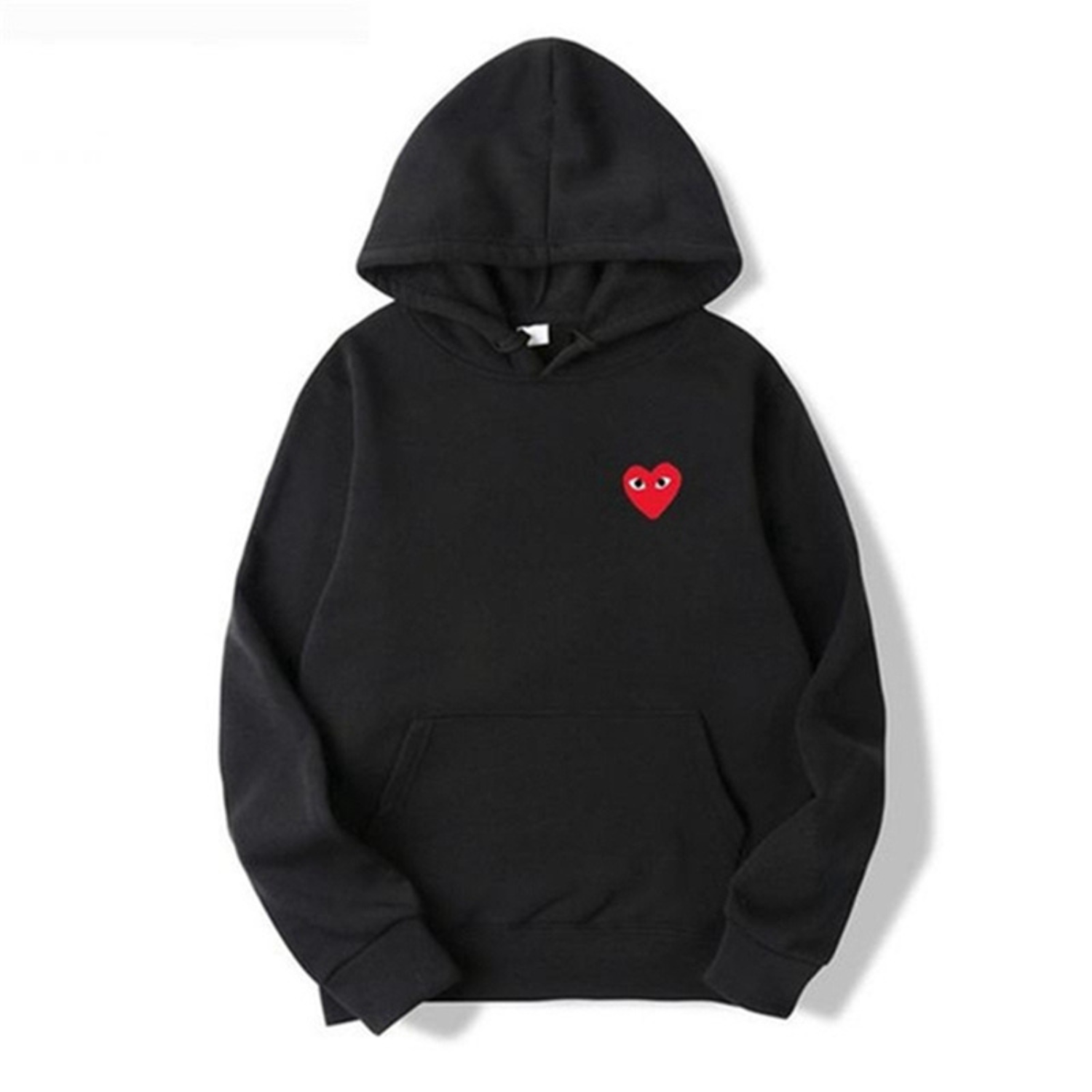 Women’s Heart Pattern Hoodie – Casual Cute Style