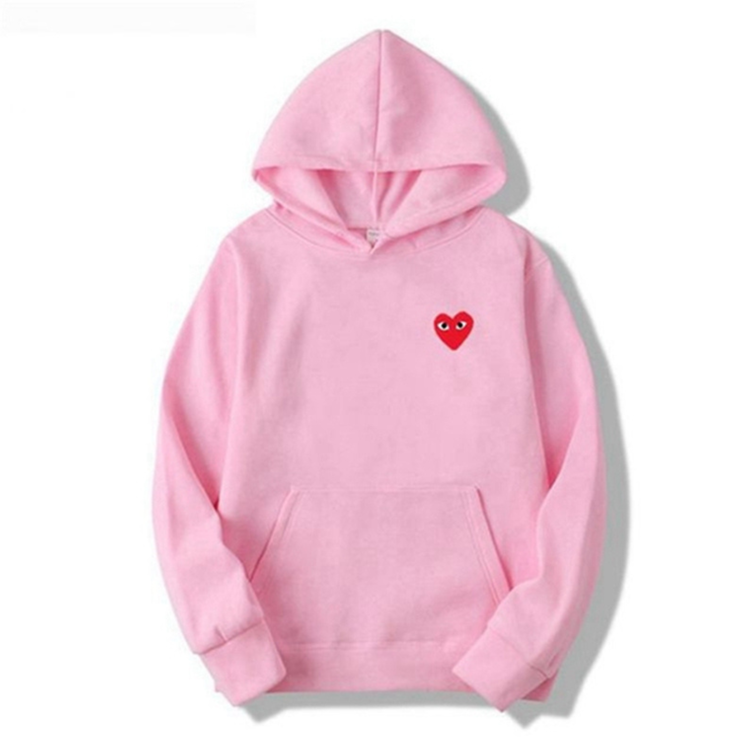 Women’s Heart Pattern Hoodie – Casual Cute Style