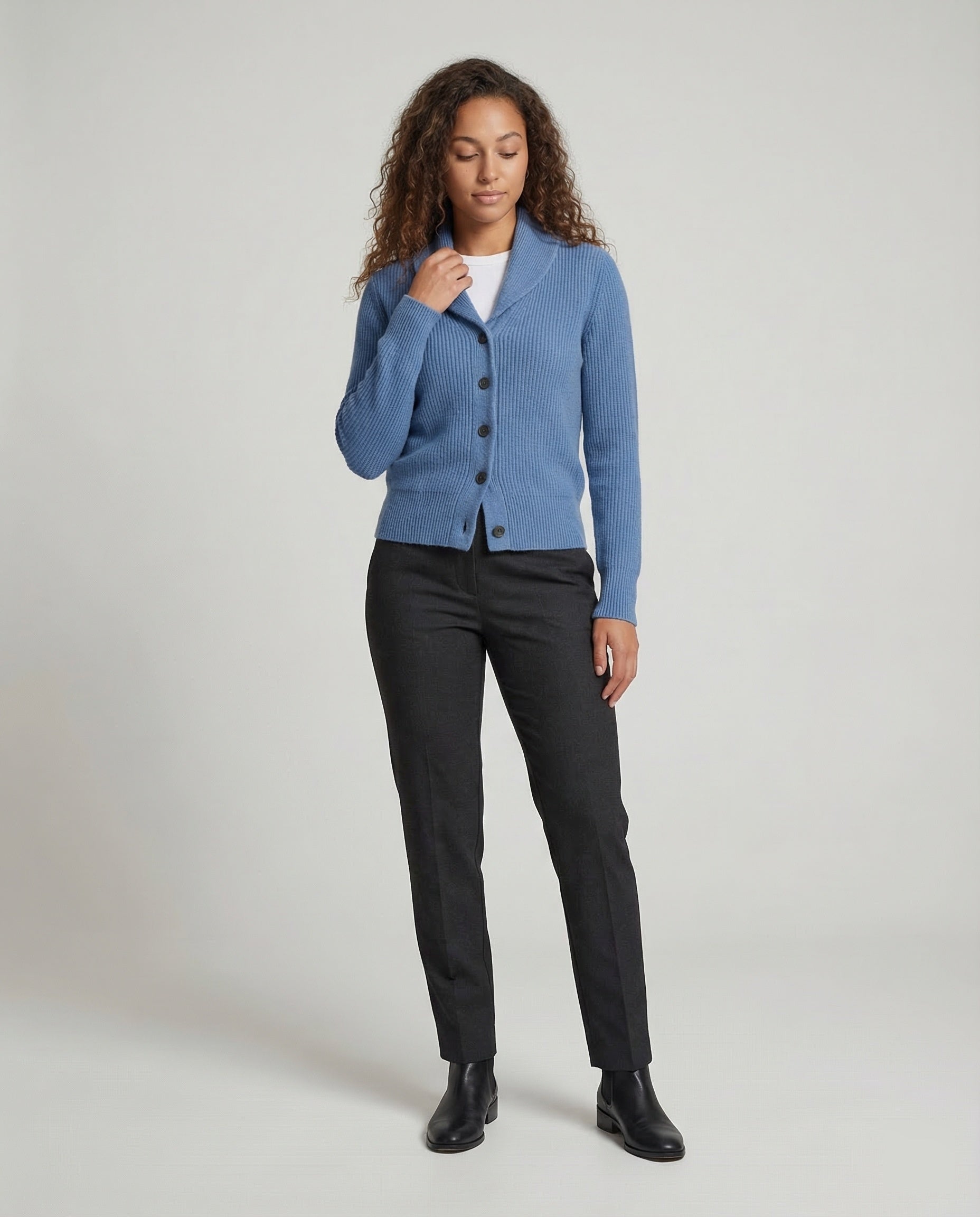 Knit Button Cardigan - Relaxed Everyday Layer