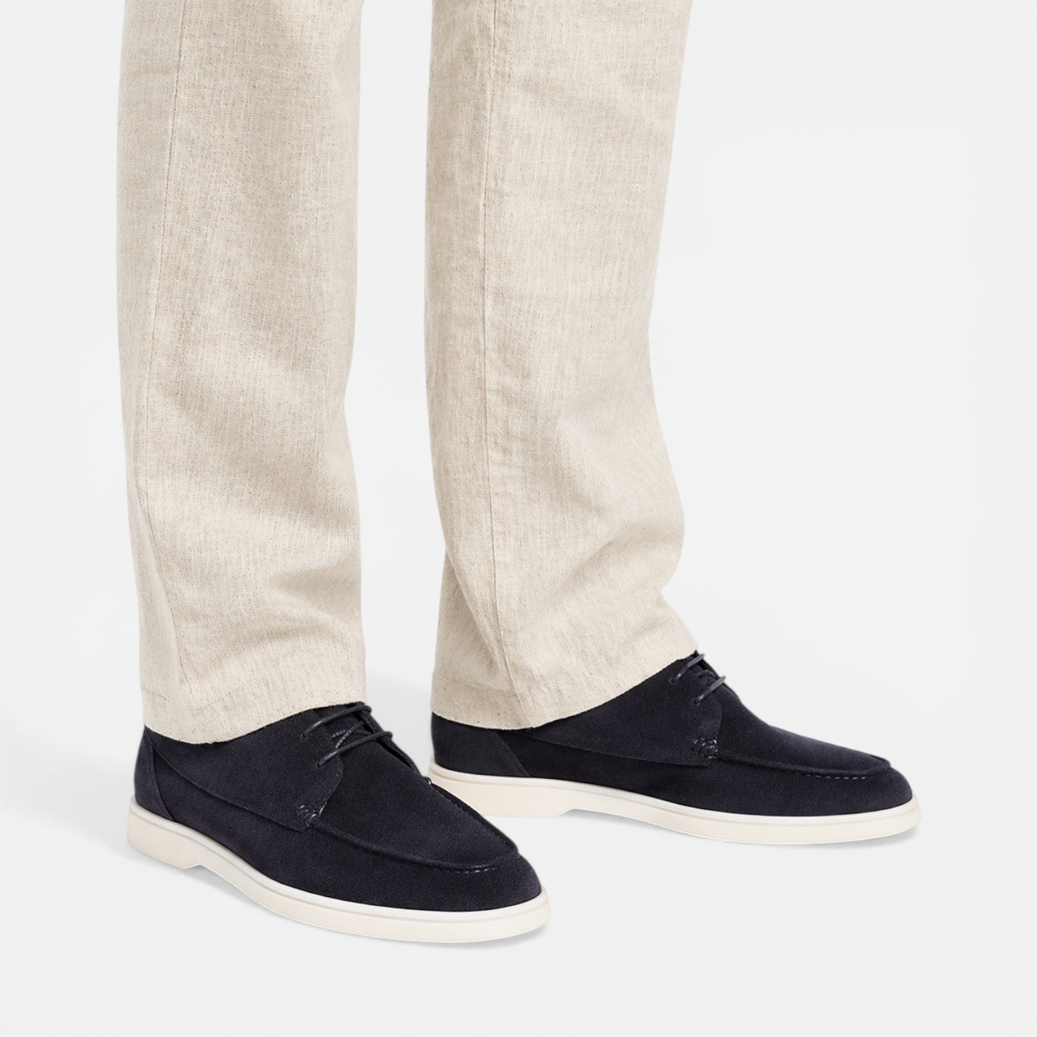 Lace-Up Dress Loafers - Smart Casual Everyday Footwear