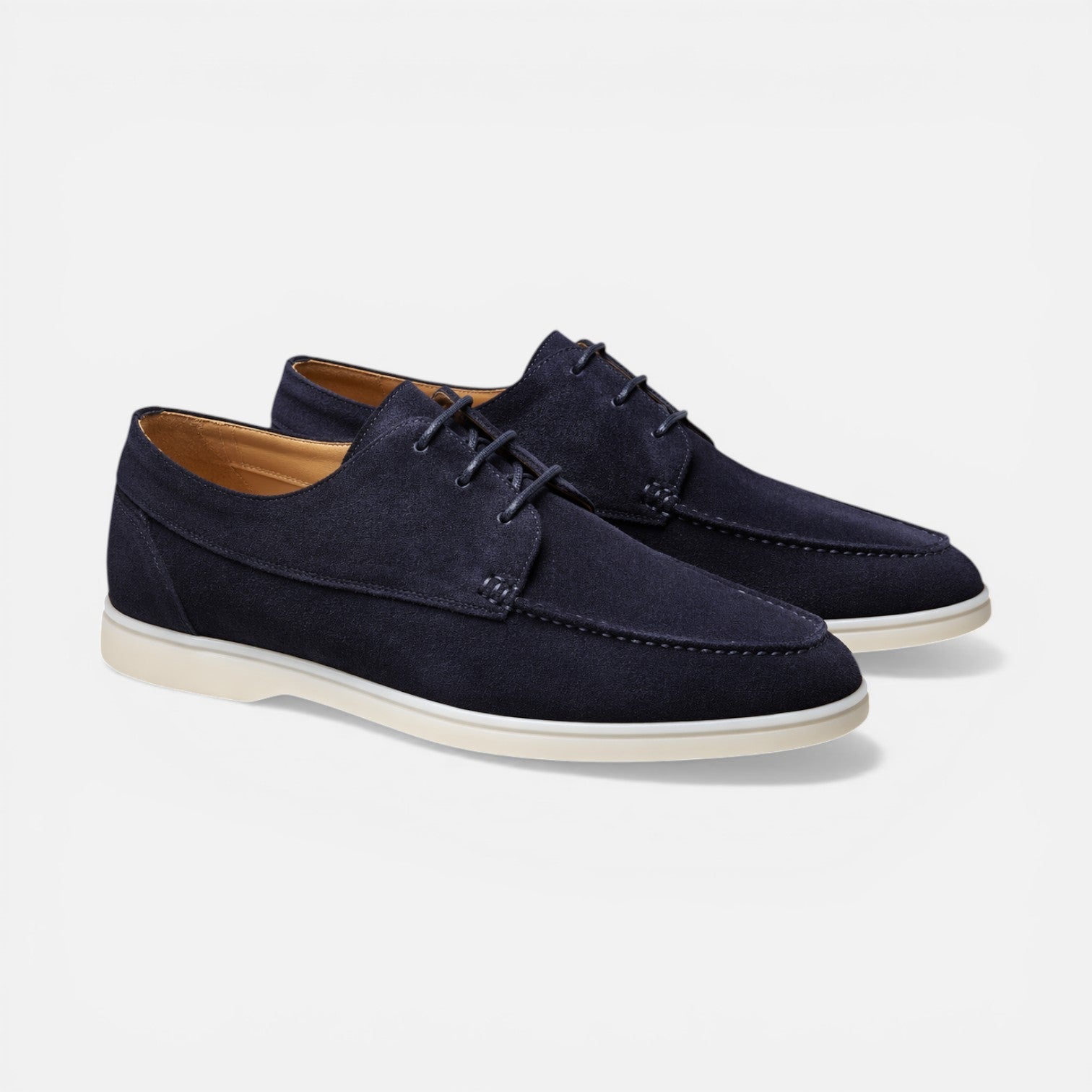 Lace-Up Dress Loafers - Smart Casual Everyday Footwear