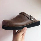 Leather Slip-On Clogs - Orthopaedic Everyday Comfort