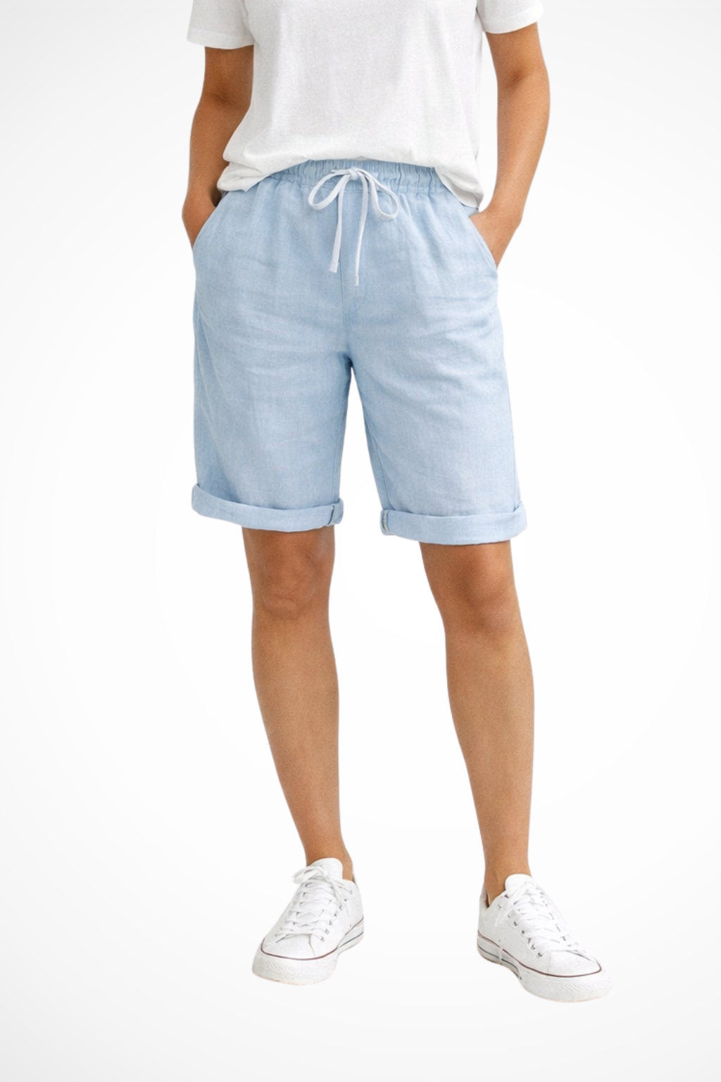 Linen Capri Trousers - Relaxed Everyday Fit