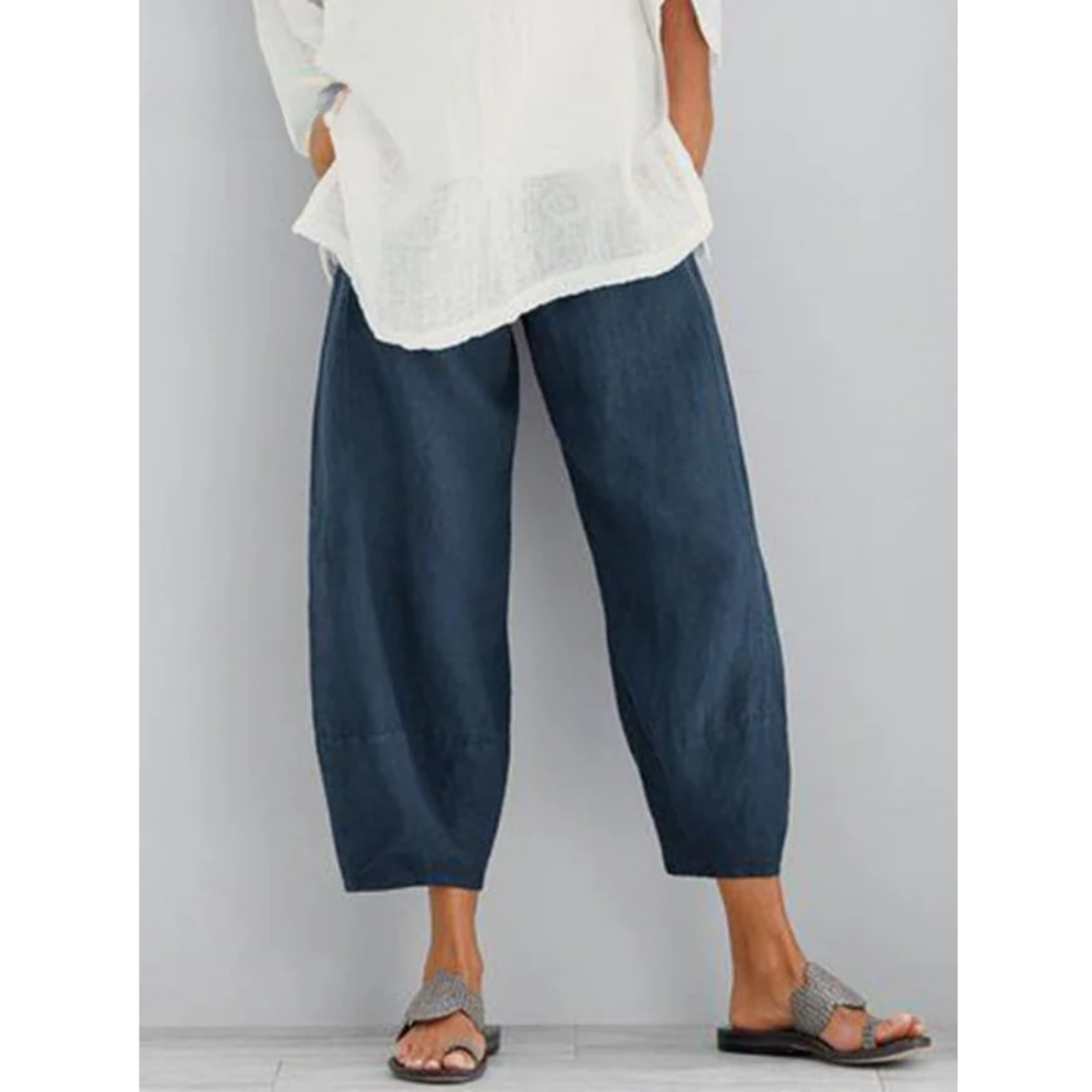 Linen Leisure Trousers - Relaxed Everyday Fit