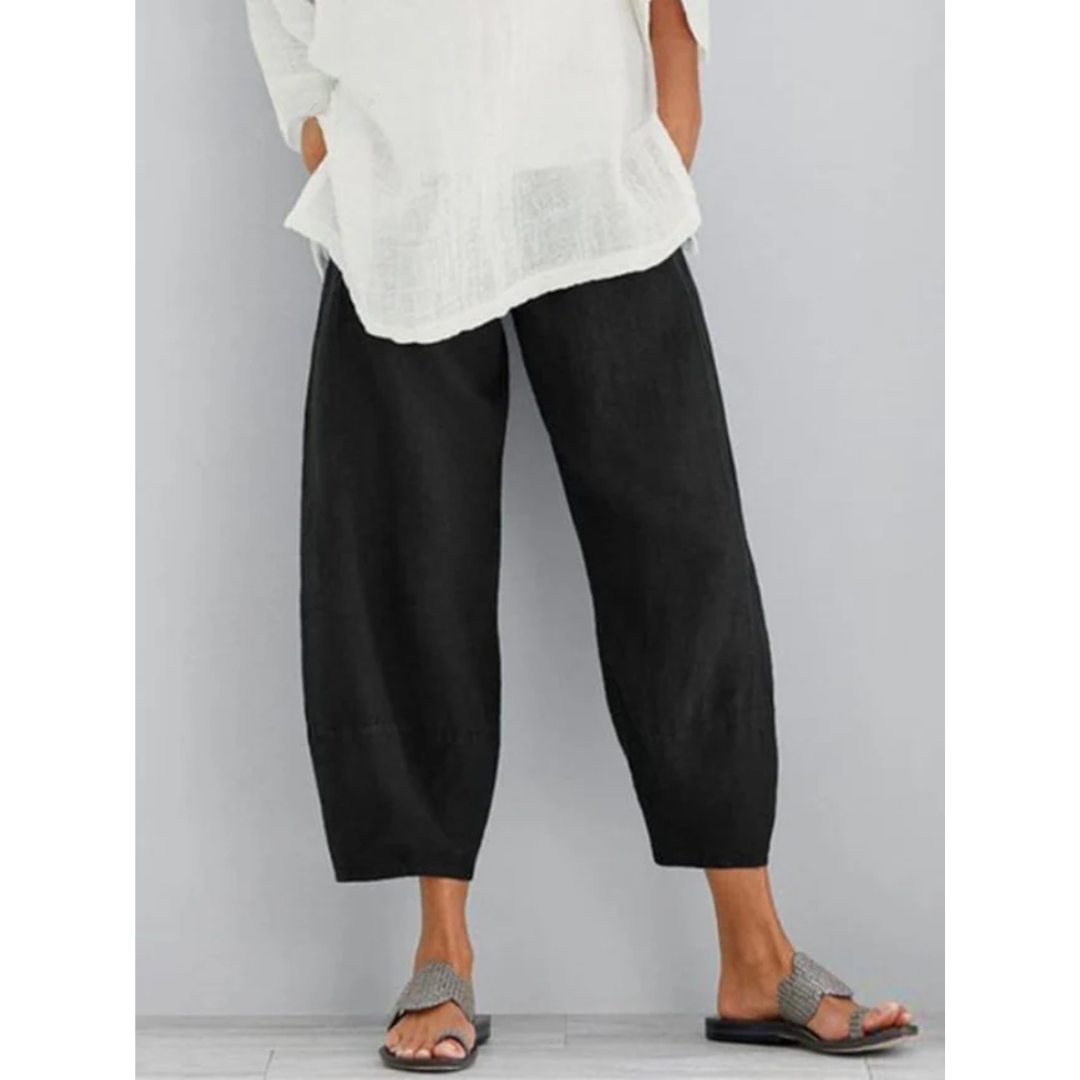 Linen Leisure Trousers - Relaxed Everyday Fit